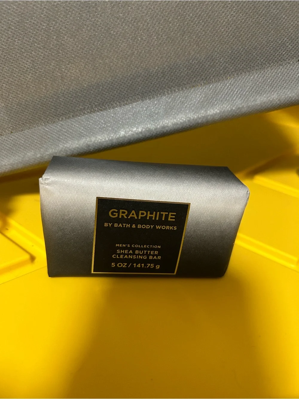 Bath & Body Works Graphite Shea Butter Cleansing Bar - Gray